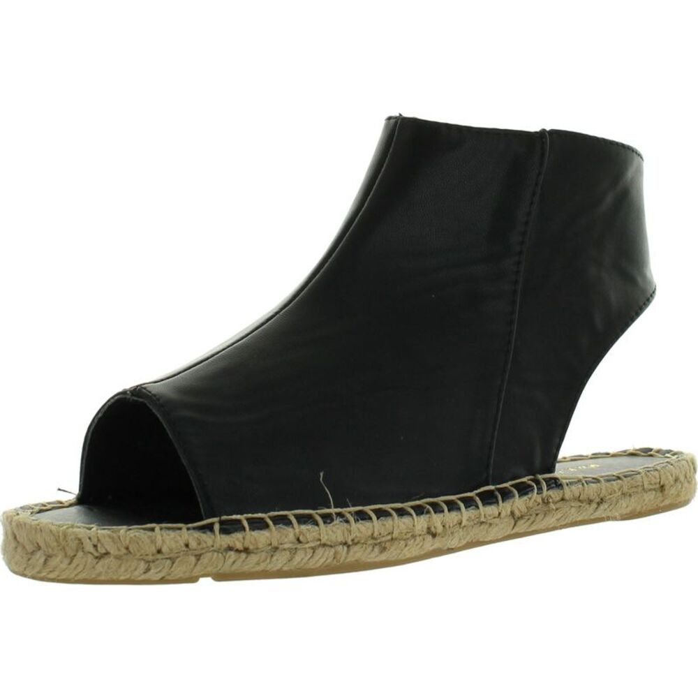 Mark and Maddux SHAWN-03 Black Womens sandals 6 NEW